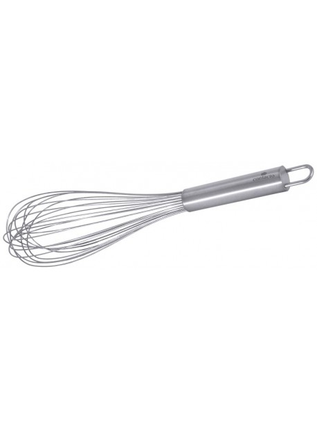 Fouet de cuisine 12 fils inox 18/10 avec boucle de suspension