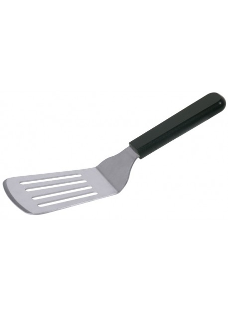 Spatule coudée ajourée inox 18/0