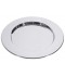 Plat de service rond inox