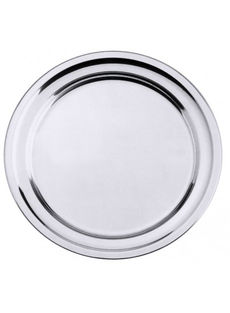 Plat rond inox 18/10