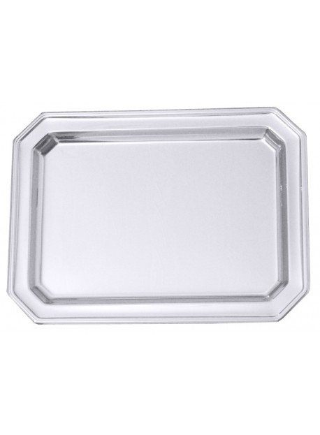 Plateau rectangulaire inox 18/10