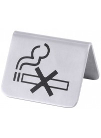 Signe non-fumeur inox