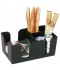 Caddy de bar en plastique ABS noir