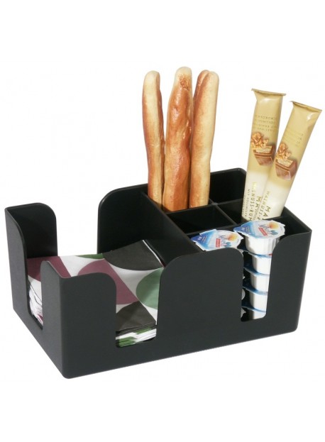 Caddy de bar en plastique ABS noir