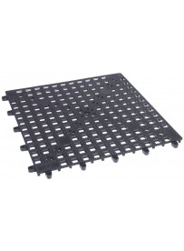Tapis de bar en PVC noir