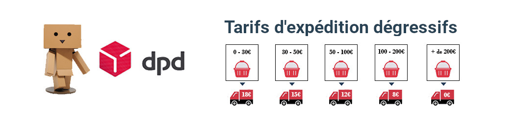 Information des tarifs de livraison